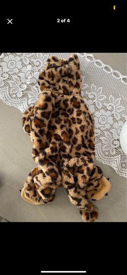 Leopard Print Pet Costume with Hood