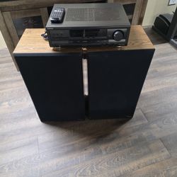 Technics SA-EX300 Reciver & PMS 1250 Acoustic Monitor Speakers