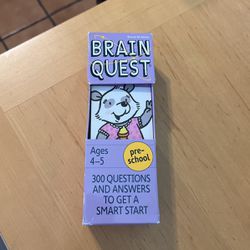 Brain Quest 4-5 Years Preschool
