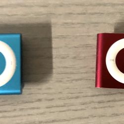 Pink and Blue iPod Shuffles - For parts???