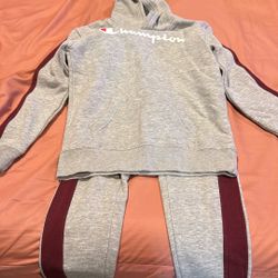 Kids Warmups Set Champion Size 10 Pants Size 10