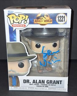 🔥 Sam Neill Signed Autographed Dr. Alan Grant Jurassic World Funko Beckett COA 🔥