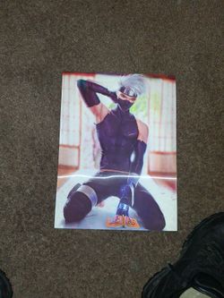 Kakashi Hatake Anime Art Print Poster