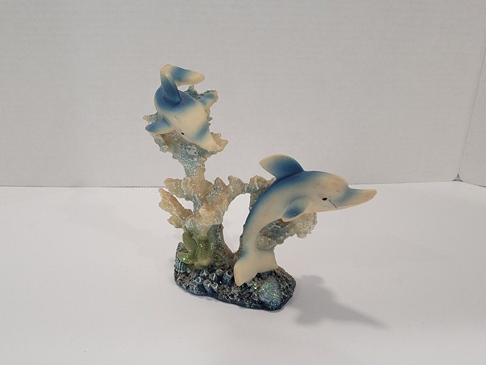 Dolphins Figurine Statue 4.75" Collectible