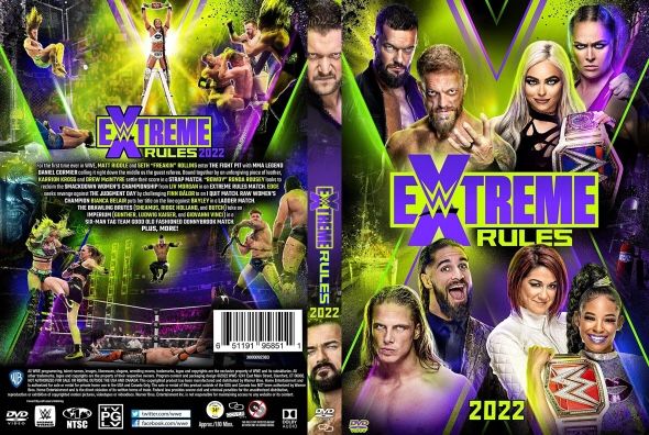 Wwe Extreme Rules 2022 With Kickoff W/dvd Case