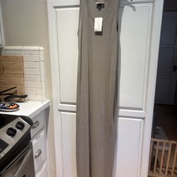 NWT Universal Thread Ribbed Tan Dress Size L has one slit