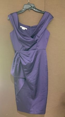 Plum Purple Maggy London Midi Dress Size 6