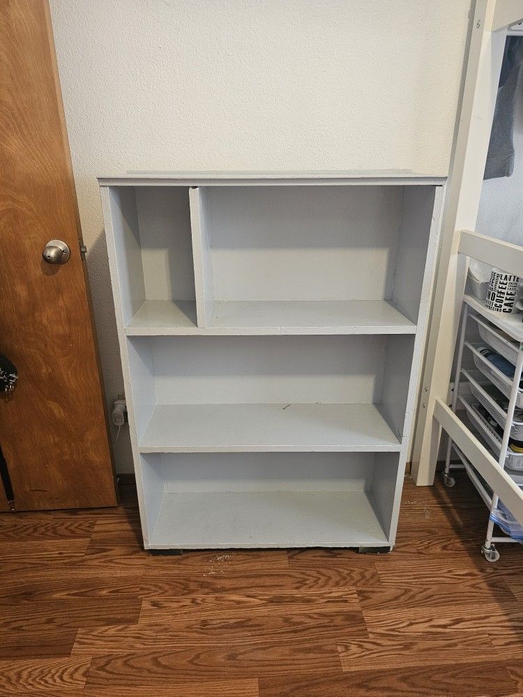 Wood Bookcase 43" Tall