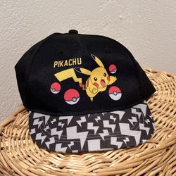 Pikachu Pokémon Children’s Place Snapback Adjustable Hat Black/Yellow