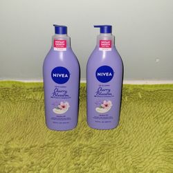 2 Nivea Cherry Blossom Jojoba Oil 16.9oz