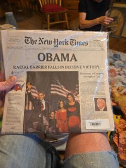 New York Times Obama Newspaper New