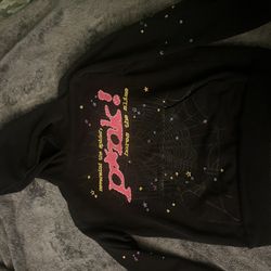 black punk sp5der hoodie