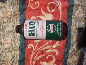 Vintage Castrol Shockol Oil Can