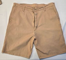 Wrangler Men’s Khaki Cargo/Utility Shorts – Casual Outdoor Work Shorts