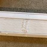 Levolor Custom Cut 52 X 64 - 2" Slats Faux Wood Blinds *New