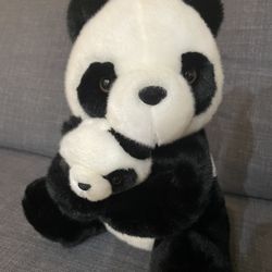 Panda And Cub Plush