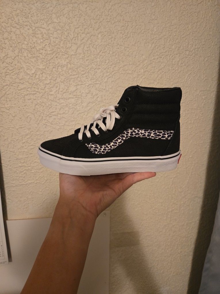 Vans W Sk8 Hi Reissue Leopard Black S6.5