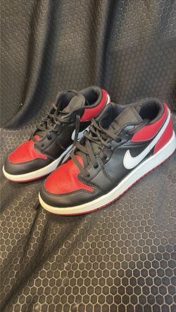 Nike Air Jordan 1 low GS Bred Toe 4.5Y