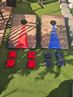 GoSports Steel Graphic Cornhole Set