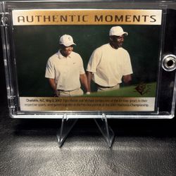 Michael Jordan/Tiger Woods Authentic Moments 