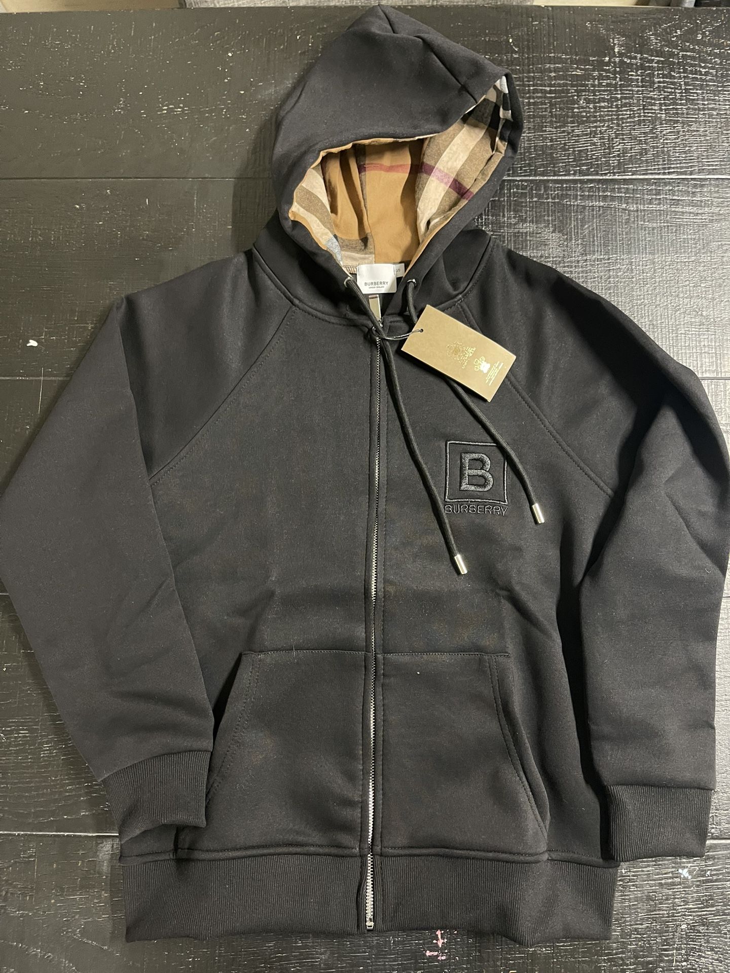 Black Burberry Hoodie