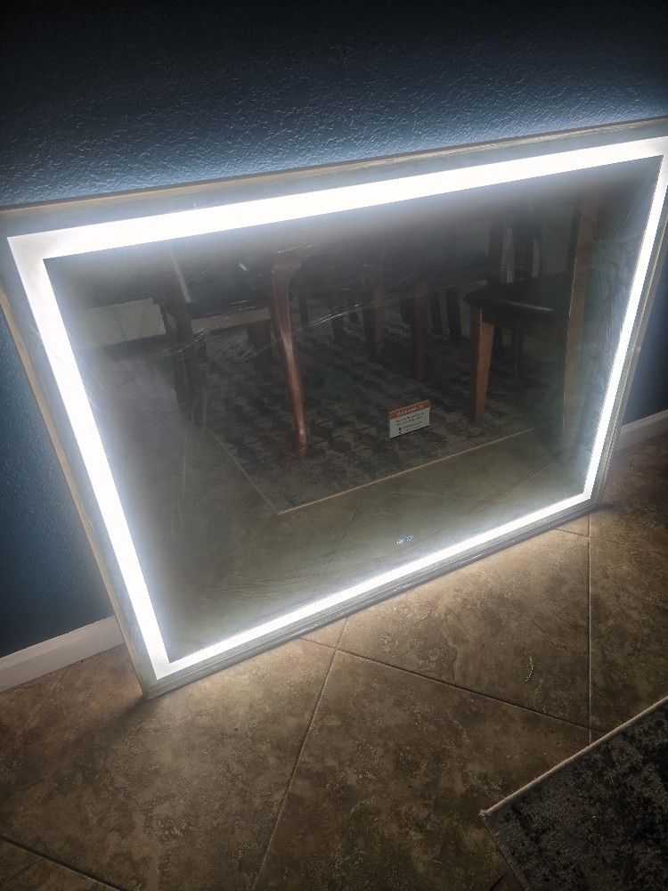 Super Bright Bathroom Vanity Mirror