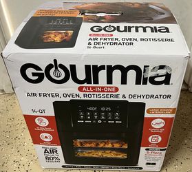 Gourmia All-in-One 14 QT Air Fryer, Oven, Rotisserie, Dehydrator