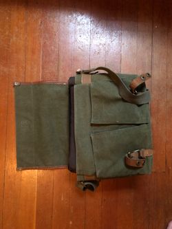 ZLCY Canvas/Leather Camera Bag