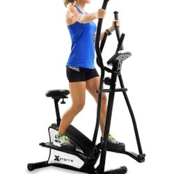 XTERRA EU100 Hybrid Bike/Elliptical Trainer Upright Bike, New-Open Box, Assembly Required 