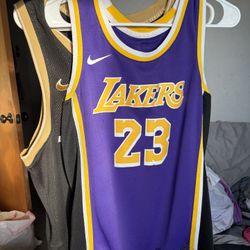 LeBron James “23” Laker Jersey , Small . Purple 