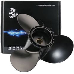 Boatman Propeller 10 1/4x9 10 1/4x10 10 1/4x11 10 1/4x12 10 1/4x13 10 1/4x14 10 1/4x15 Fit Suzuki Outboard Engine DT20 DT25 DF25 DT30 DF30,10 Tooth Sp