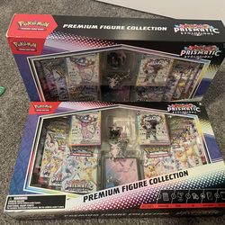 2x Pokémon TCG: Prismatic Evolutions Premium Figure Collection - BRAND NEW