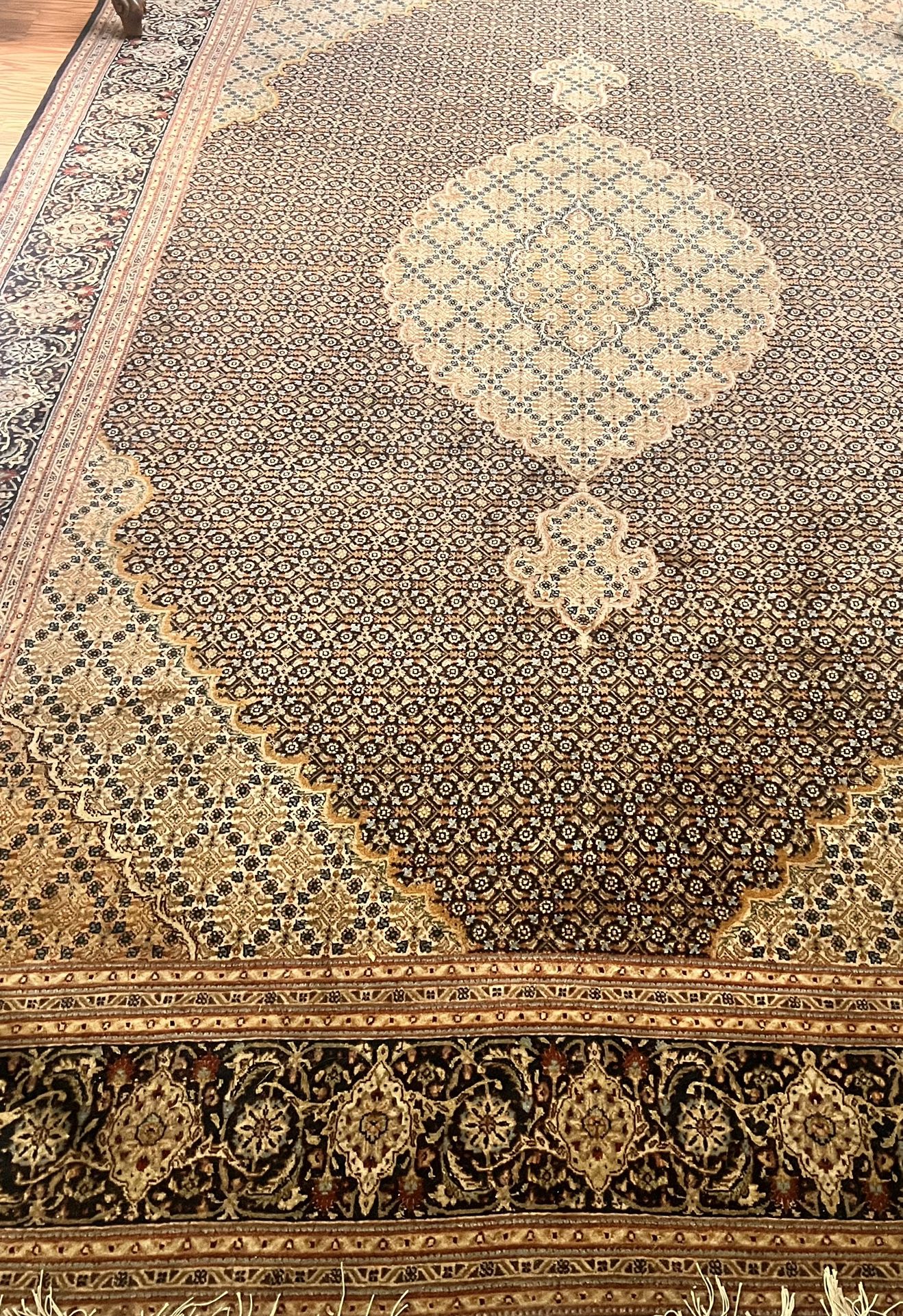 فرش تبریز نقشه ماهی - Tabriz Persian. Rug 
