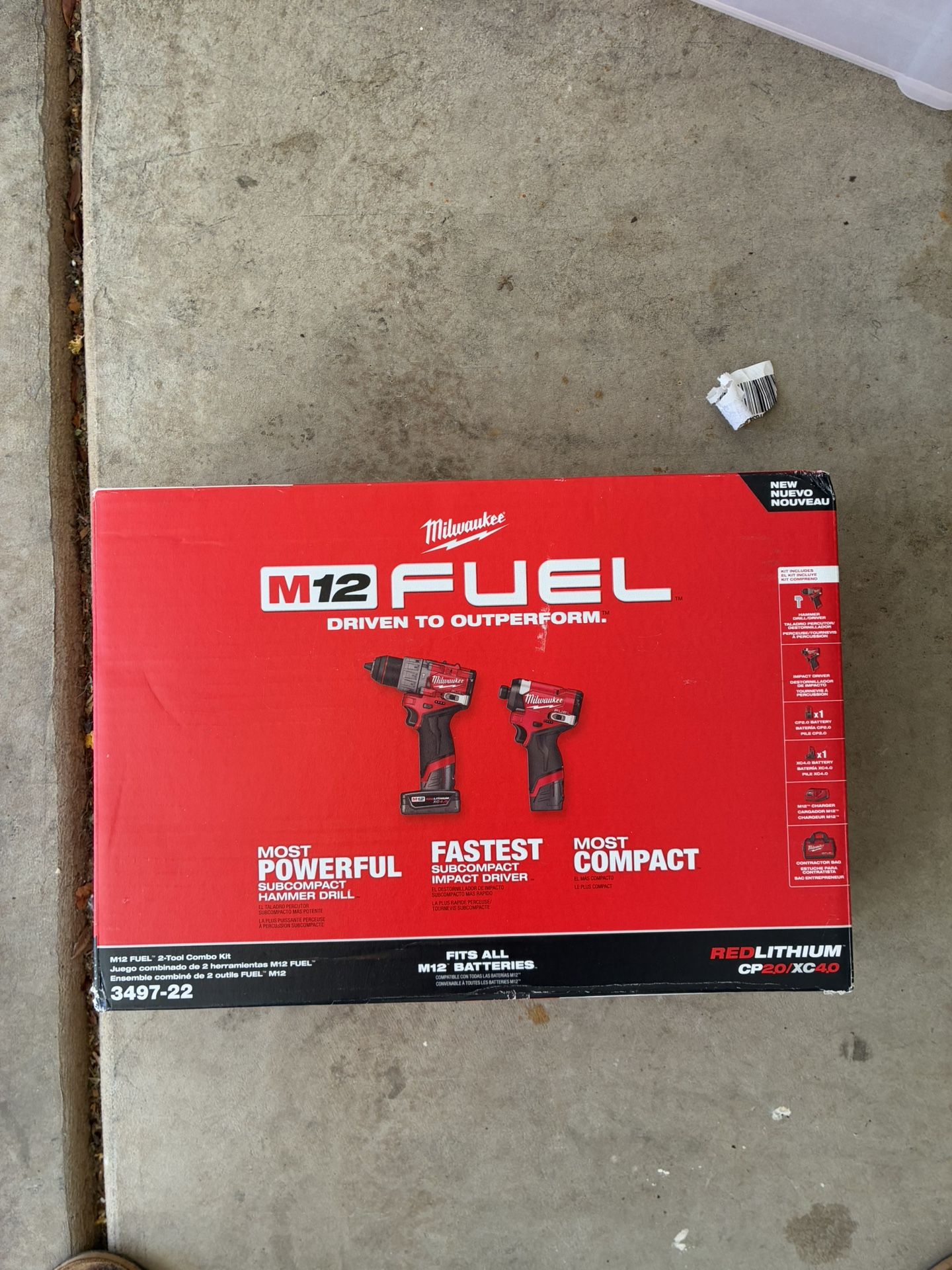 Milwaukee M12 FUEL Impact/ Drill Combo