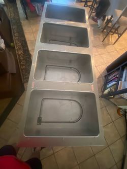 Electric 4 well steam table