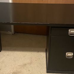 Pottery Barn Bedford 52 In Desk With Printer Cabinet