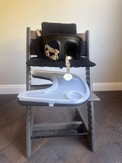 Stokke high chair converts into regular chair