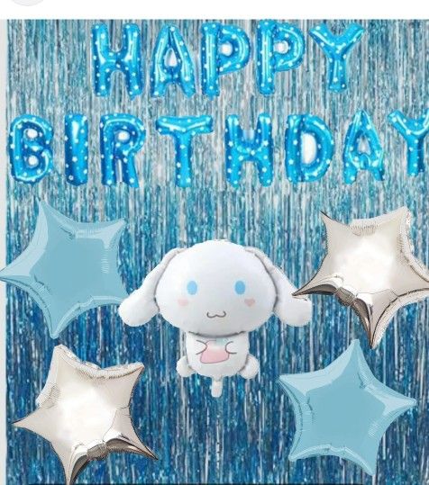 Cinnamoroll Birthday Party Decoration.