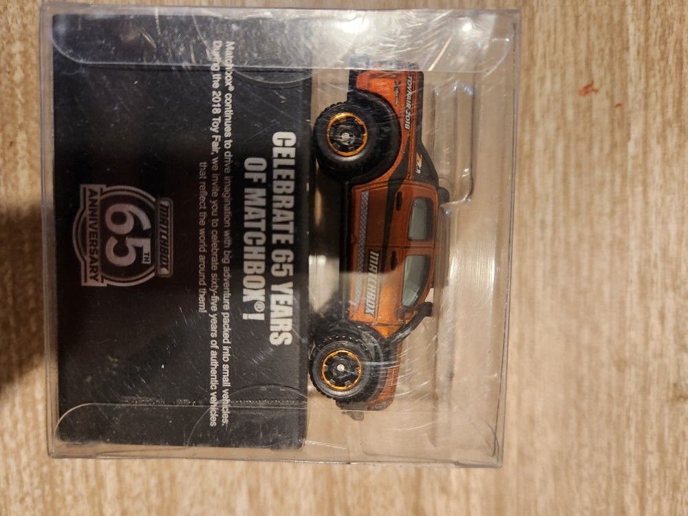 Matchbox 65th Anniversary 2018 Toy Fair Chevy Colorado Rare