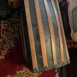 Antique Dome Top Steamer Trunk