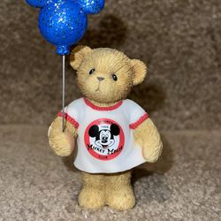 Cherished Teddies Mickey Mouse Club Jeri Figurine 2001 LTD Mickey Balloon