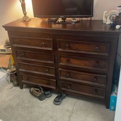 Sold Wood Hand Made Dresser From Asia