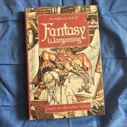 Fantasy Wargaming 1981 Bruce Galloway Hardcover Book
