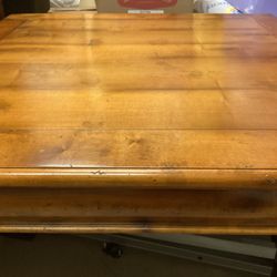 Solid Wood Vintage Square Coffee Table Asking $425. Obo