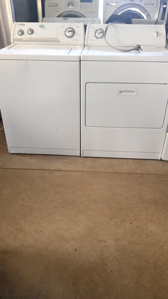 WHIRLPOOL WASHER AND ELECTRIC β‘ DRYER EVERYTHING WORKS PERFECT WITH WARRANTY AND DELIVERY π