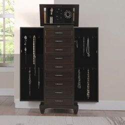 Jon • Jewelry Armoire with 9- Drawer (New)