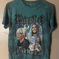 Karol G Bichota 2022 Tye Dye Tour Shirt. 