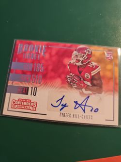 Tyreek Hill rookie auto