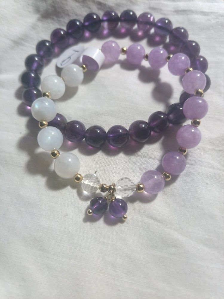 GENUINE GEMSTONE BRACELET SET