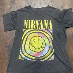 Girls Nirvana T Shirt Size 10/12 #14